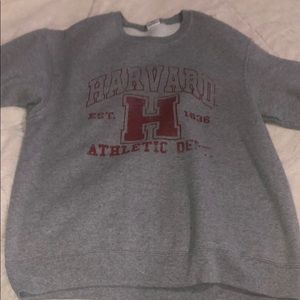 grey harvard crew-neck from pacsun!!